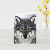 Wolf Eyes Kaart (Gele Bloem)