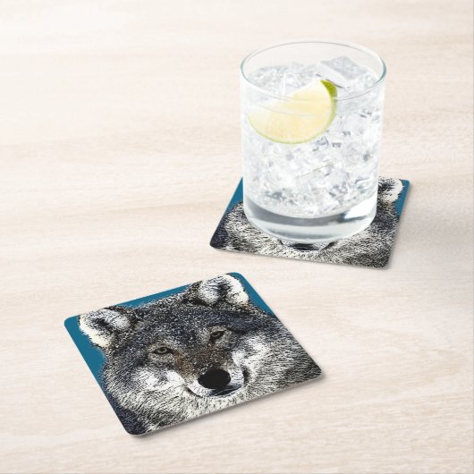 Wolf Eyes Kartonnen Onderzetters (Insitu)