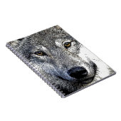 Wolf Eyes Kunstwerk Notitieboek (Rechterzijde)