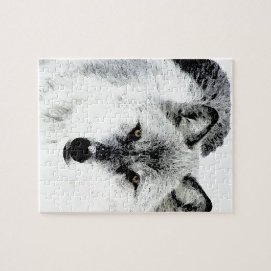 Wolf Eyes Legpuzzel (Horizontaal)