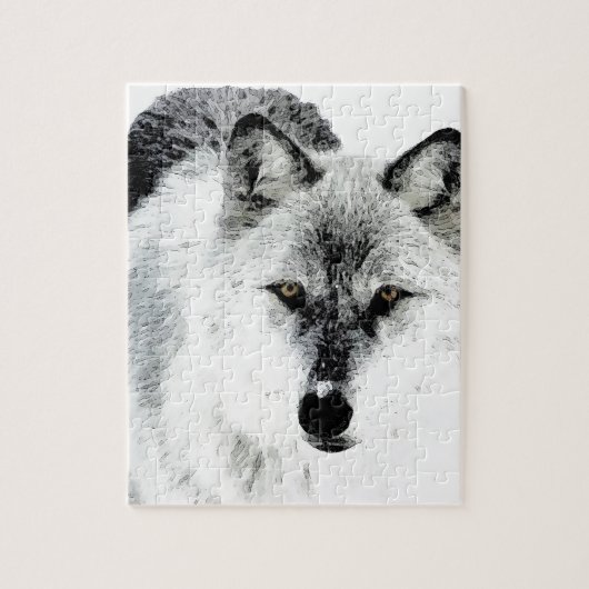Wolf Eyes Legpuzzel (Verticaal)