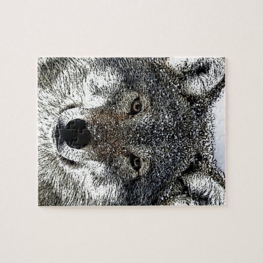 Wolf Eyes Legpuzzel (Horizontaal)