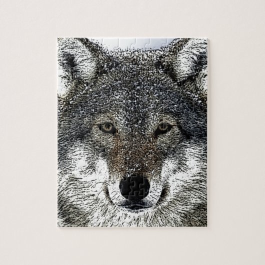Wolf Eyes Legpuzzel (Verticaal)