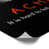 Wolf Eyes Motivatie Achievement Poster (Hoek)