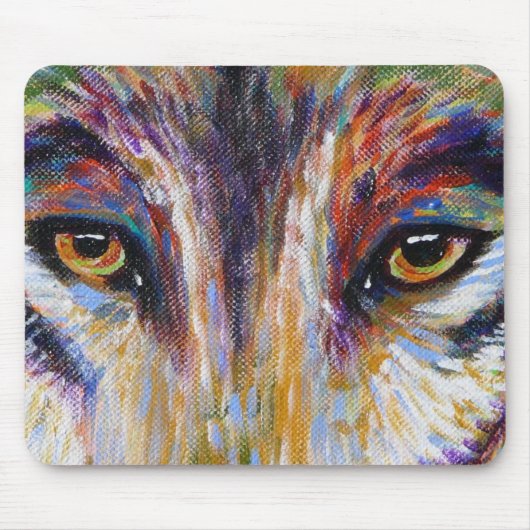 Wolf Eyes Mousepad Muismat (Voorkant)