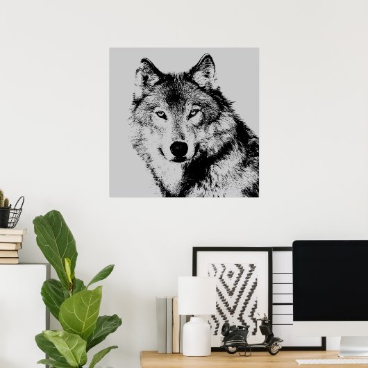 Wolf Eyes Poster (Thuiskantoor)