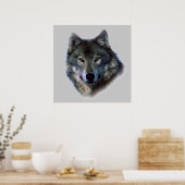 Wolf Eyes Poster Print (Keuken)