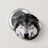 Wolf Eyes Ronde Button 5,7 Cm (Voorkant /achterkant)
