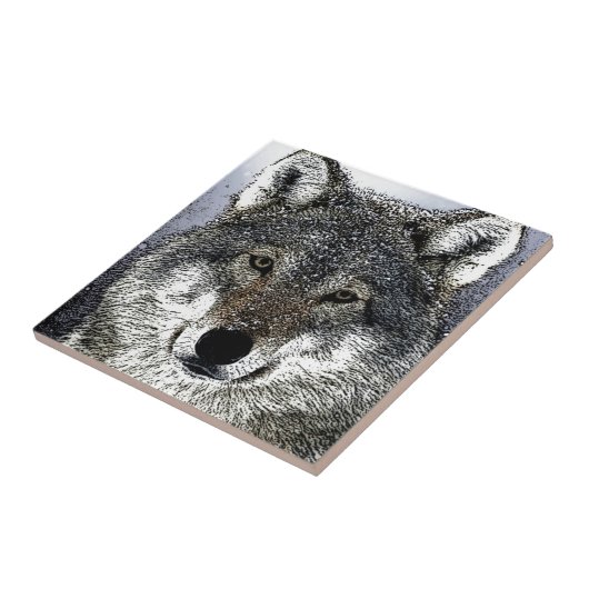 Wolf Eyes Tegeltje (Zijkant)