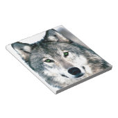 Wolf Eyes wild natuur animal Print Notitieblok (Schuin)