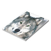 Wolf Eyes wild natuur animal Print Notitieblok (Linkerzijde)