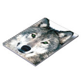 Wolf Eyes wild natuur animal Print Notitieboek (Linkerzijde)