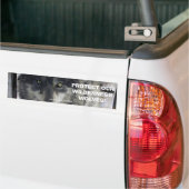 WOLF EYES Wildlife Conservation Bumpersticker (Op Truck)