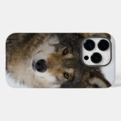Wolf Face iPhone/iPad case (Achterkant (horizontaal))