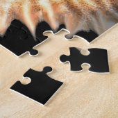 Wolf Face Jigzaag Puzzle Legpuzzel (Zijkant)