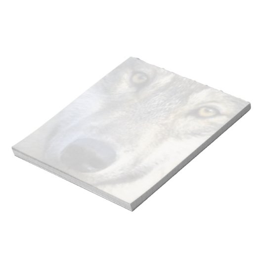 Wolf face Notitieblok 5.6x6" (Linkerzijde)