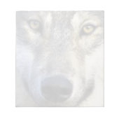 Wolf face Notitieblok 5.6x6" (Voorkant)