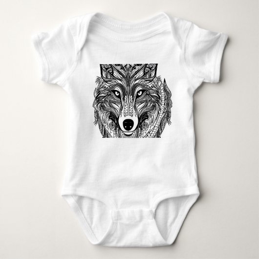 Wolf Face Romper (Voorkant)