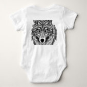 Wolf Face Romper (Achterkant)