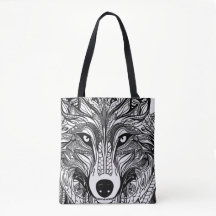 Wolf Face Tas