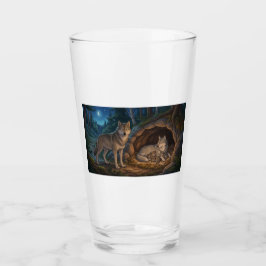 Wolf Familie   Glas
