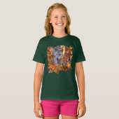 Wolf FAMILIE HERFST BOS T-shirt (Voorkant volledig)