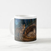 Wolf Familie Koffiemok (Voorkant links)