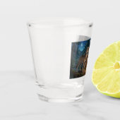 Wolf Familie Shot Glas (Links)