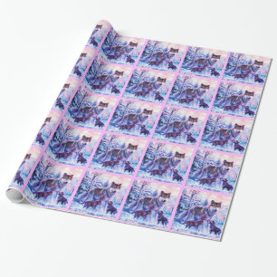 Wolf Family Cadeaupapier