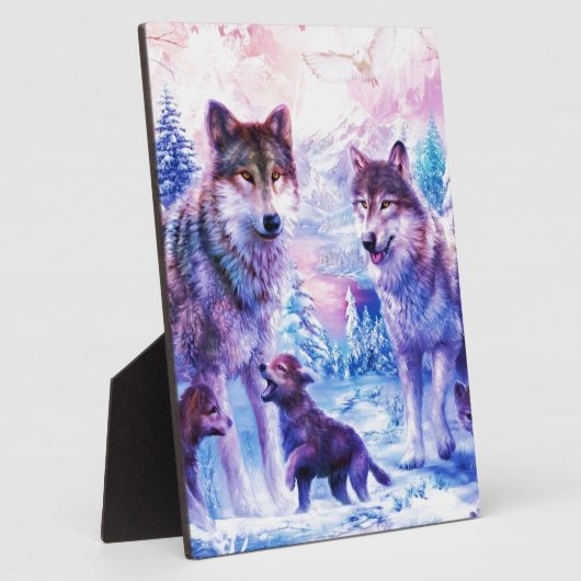 Wolf Family Fotoplaat (Zijkant)