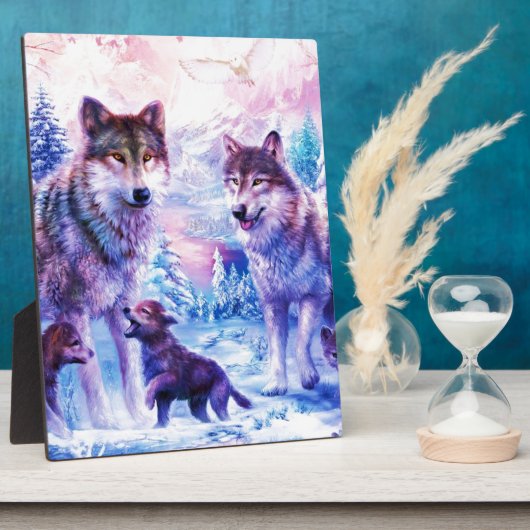 Wolf Family Fotoplaat (Zijkant)