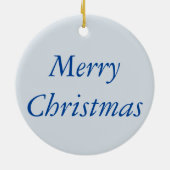 Wolf Family Keramisch Ornament (Achterkant)