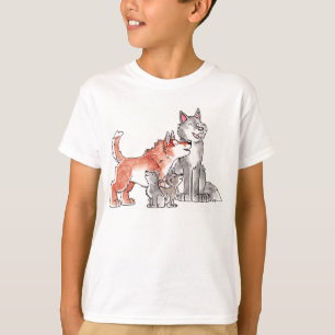 Wolf Family Kinder T-Shirt