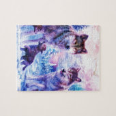 Wolf Family Legpuzzel (Horizontaal)