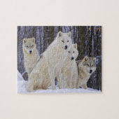 Wolf Family Legpuzzel (Horizontaal)