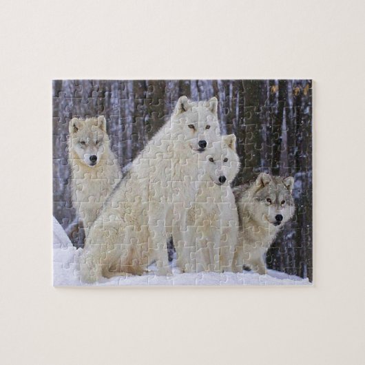 Wolf Family Legpuzzel (Horizontaal)
