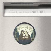 Wolf Family Magnet (Insitu (Vaatwasser))