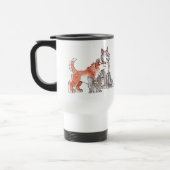 Wolf Family Travel Mug Reisbeker (Links)