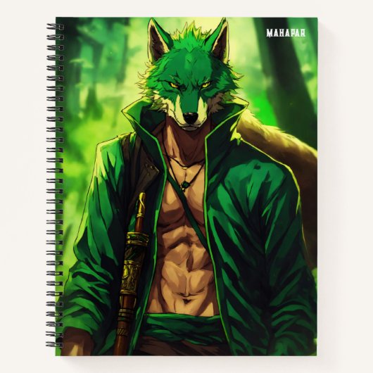 Wolf Fang Swordsman Notitieboek (Voorkant)