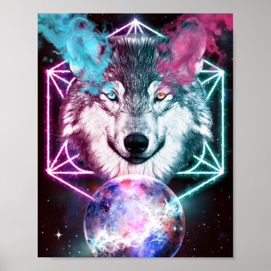 Wolf Fantasy Poster (Voorkant)
