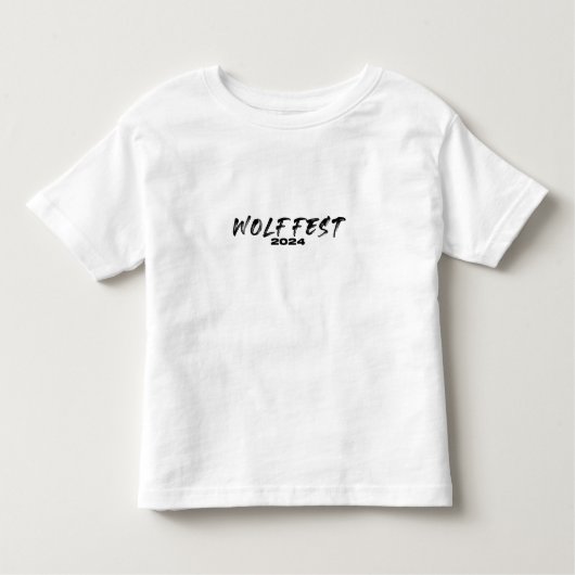 Wolf Fest 2024 Peuter T-shirt Front Logo (Voorkant)