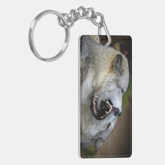 Wolf Fight Sleutelhanger (Voorkant Links)