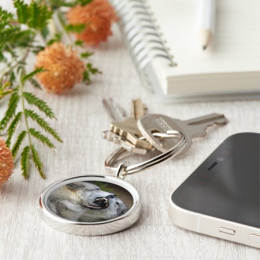 Wolf Fight Sleutelhanger (Zijkant)