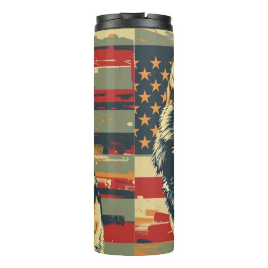 Wolf Flag Thermosbeker (Achterkant)