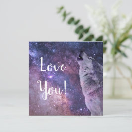 Wolf Flat Wenskaart Kaart
