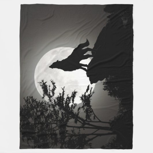 Wolf Fleece Blanket (Voorkant)
