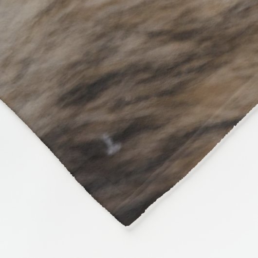 Wolf Fleece Deken (Hoek)