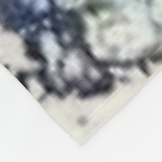 Wolf Fleece Deken (Hoek)