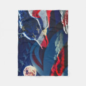 Wolf Fleece Deken (Voorkant)