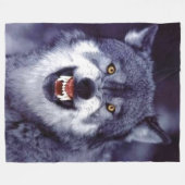 WOLF FLEECE DEKEN (Voorkant (Horizontaal))